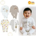 Sleepsuit Newborn GIRL SERIES 2.0 Jumsuit Kaki Tutup BC-072