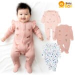 Sleepsuit Baby Girl 2.0 Jumsuit Kaki Tutup BC-080
