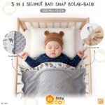 5in1 Selimut Bayi Multifungsi 2.0 Alas Tidur Bayi BS-M07